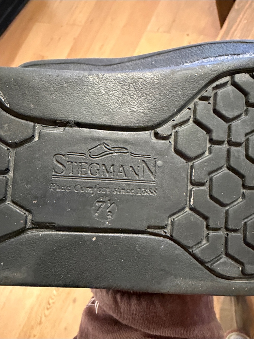 Stegmann Gray Slip-On Comfort Shoes - Picture 5 of 5